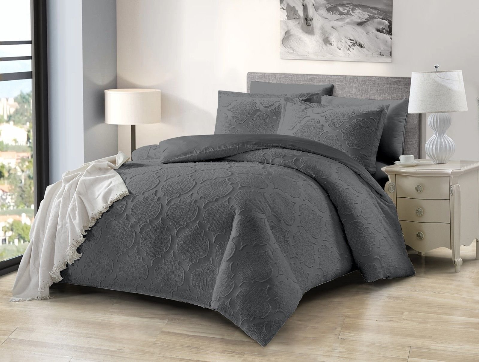 King bedsheets cover set linens تلبيسات كينج