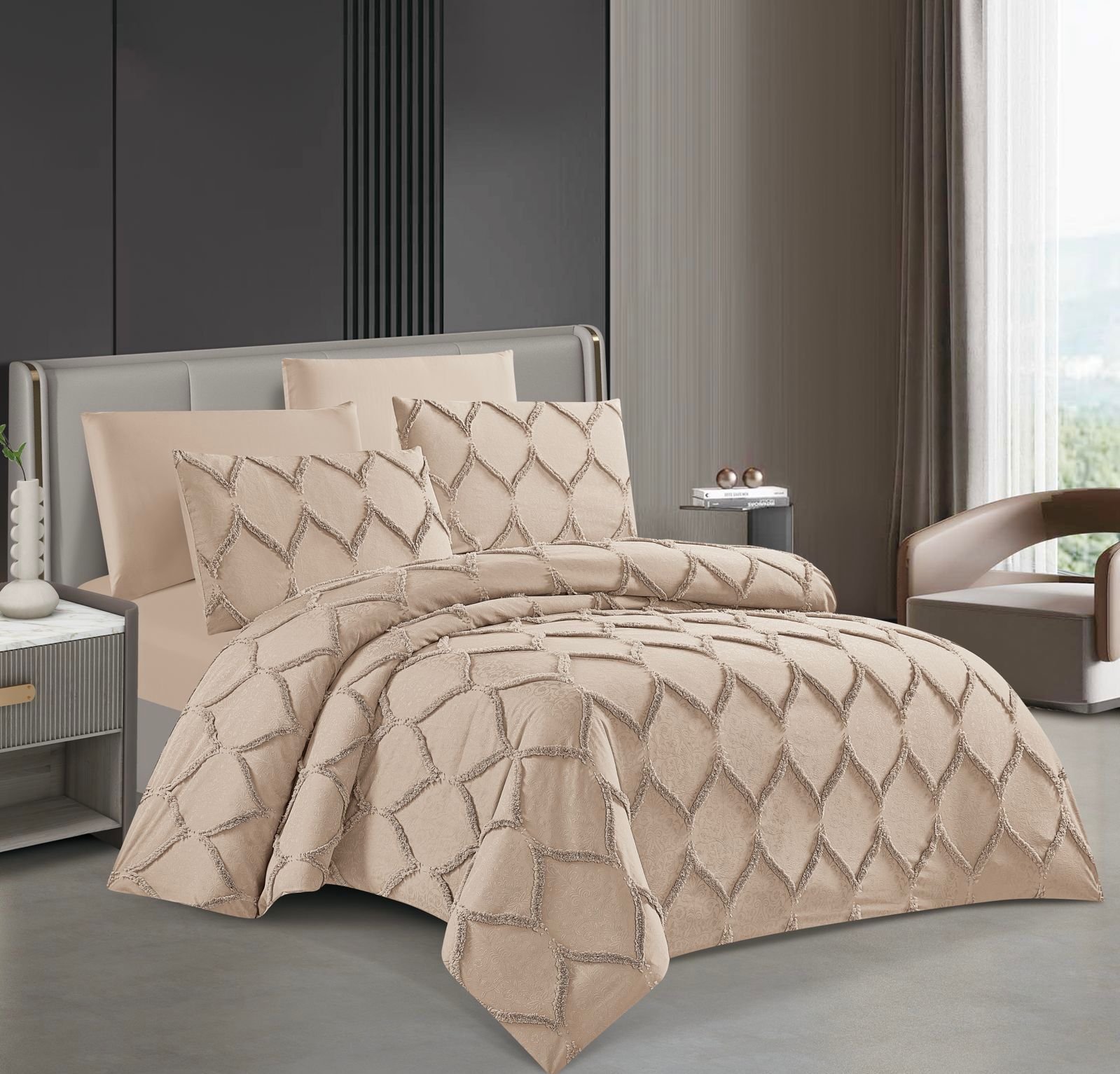 king duvet blanket comfort set لحاف بحشوه كينج سايز نفرين